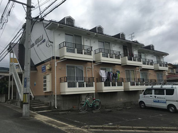 山形県山形市MNアパート｜外壁・屋根塗装工事の事例
