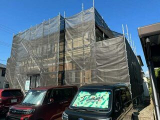 足場設置　完了