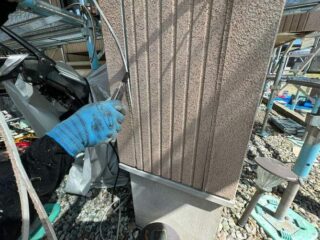 外壁シール　撤去