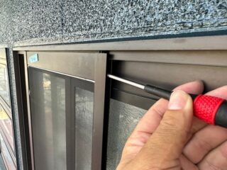 2階網戸張替　完了