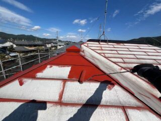 屋根（錆止め塗布）