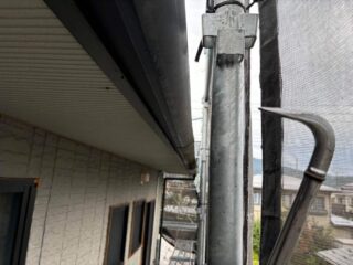 既存雨樋撤去前