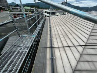 既存スノーストップ撤去