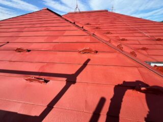 屋根（錆止め完了）