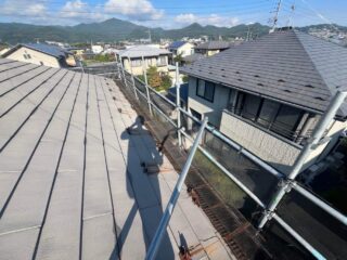 既存スノーストップ撤去前