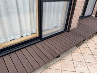 ウッドデッキ（塗装完了）