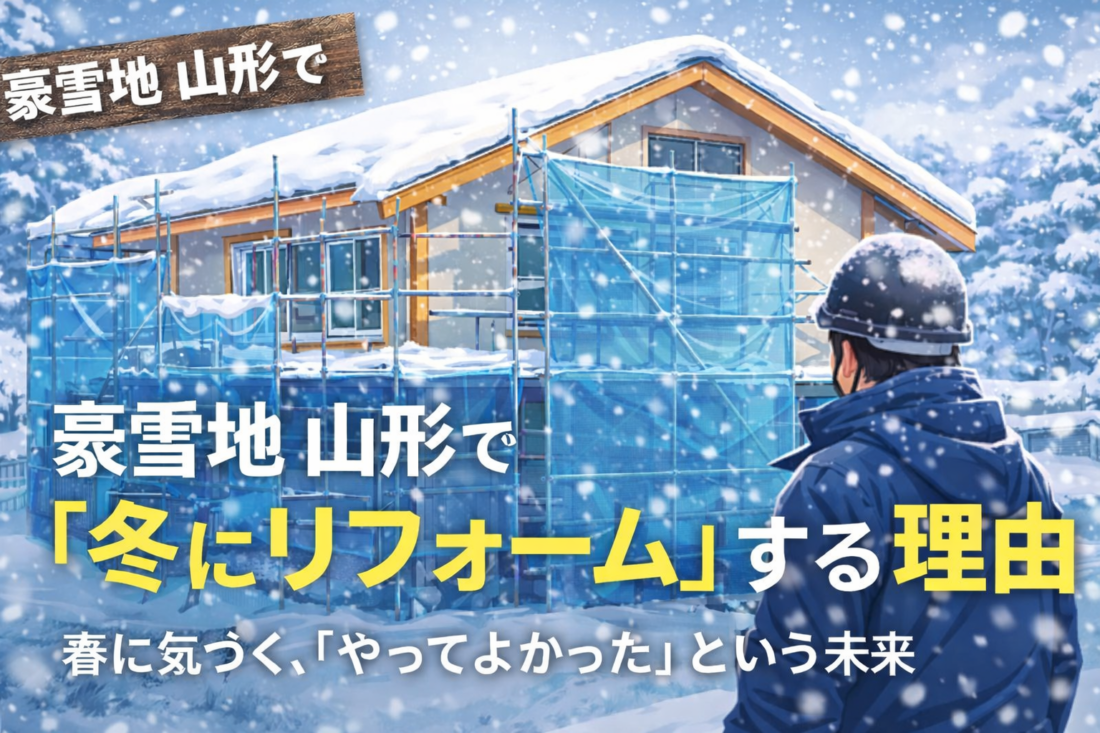 冬だからこそ見えるリフォーム前の建物診断