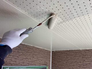 目荒らし～上塗り1回目軒天