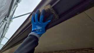 目荒らし軒樋、破風