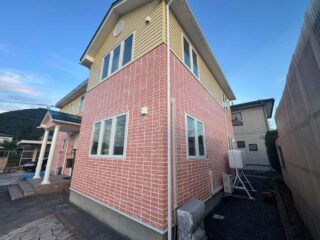 足場解体　工事完了全景