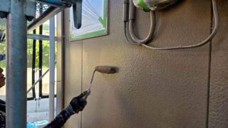 1階外壁上塗り２回目