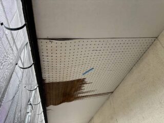 軒天張替　施工前