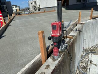 基礎コア抜き
