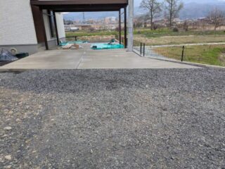 型枠段差埋め戻し