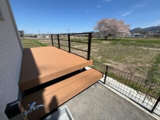 樹脂デッキ施工完了