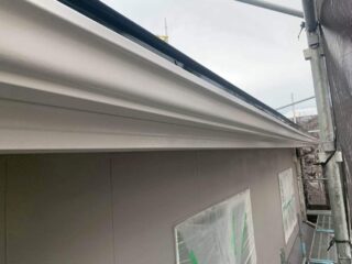 雨樋上塗り完了