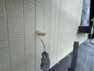 外壁 上塗り2回目