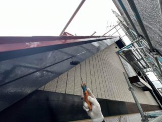 破風上塗り