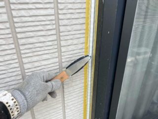 サッシまわりシーリング仕上げ